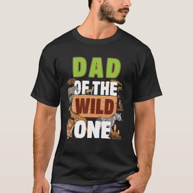 Camiseta Pai Da Selvagem Safari Ani (Frente)