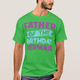 Camiseta Pai Da Sereia De Aniversário, Noite M