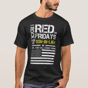 Camiseta Pai Da Sexta-Feira Vermelha Em Direito Veste Verme