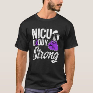 Camiseta Pai da UTI Pai de Bebê Prematuro Micro Prematuro d