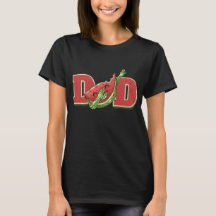 Camiseta Pai Dabbing Watermelon Kawaii Dab Summer Lovers
