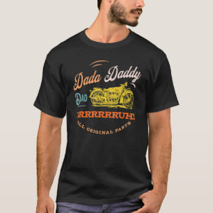 Camiseta Pai Dada Bruh, Pai de motocicleta, Dia de os pais 