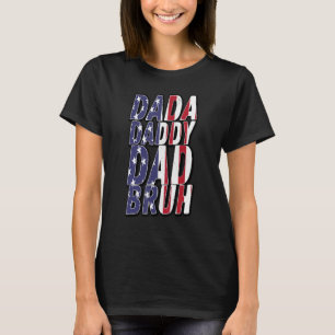 Camiseta Pai Dada Bruh Pai Do Ano Dia de os pais