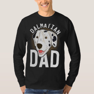 Camiseta Pai Dalmaciano Animal Pet Pai Cachorro Proprietári