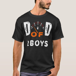 Camiseta Pai De 2 Meninos Pai Ou Avô De 2 Crianças 21