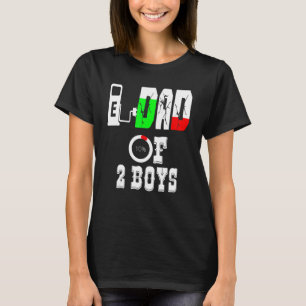 Camiseta Pai De 2 Rapazes Pai Ou Avô De 2 Crianças 40