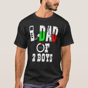 Camiseta Pai De 2 Rapazes Pai Ou Avô De 2 Crianças 41