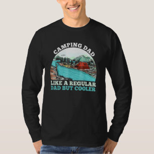 Camiseta Pai De Acampamento Como Um Pai Regular, Mas Pais M