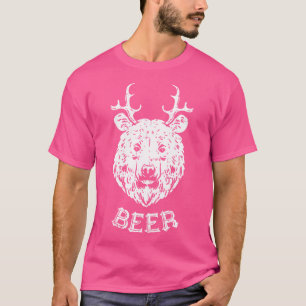 Camiseta Pai De Acampamento De Bebendo De Cerveja Engraçado