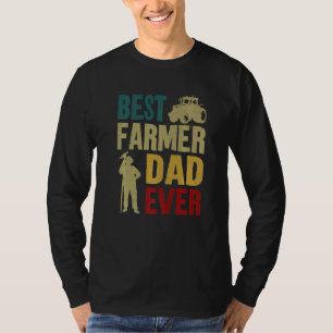 Camiseta Pai De Agricultura Padre Vintage Trator Retro