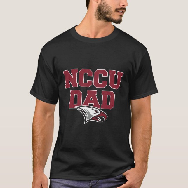 Camiseta Pai De Águia Central Nccu Da Carolina Do Norte (Frente)