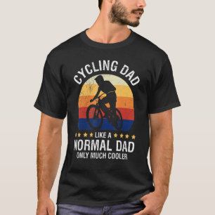 Camiseta Pai De Andando de bicicleta De Menores Como Outros