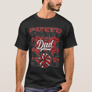Camiseta Pai de animação Arco Pai desportivo Cheerleader
