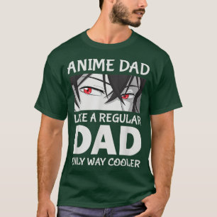 Camiseta Pai de anime dia de os pais como um Pai normal ape