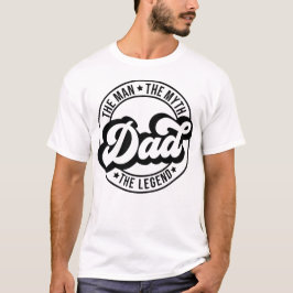 Camiseta Pai de Aniversário do Dia de os pais pai Pai