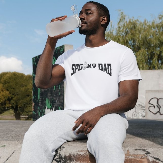 Camiseta Pai de aniversário do Halloween Ghost Sppok (Criador carregado)