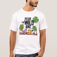 Pai de Aniversário Personalizado WILD ONE Safari