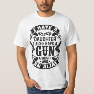 Camiseta Pai de arma - 🔫 proteção contra pai 👧