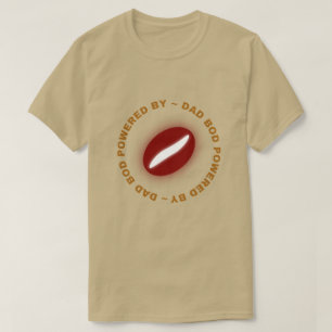 Camiseta Pai De Bacalhau Alimentado Por Cafeína