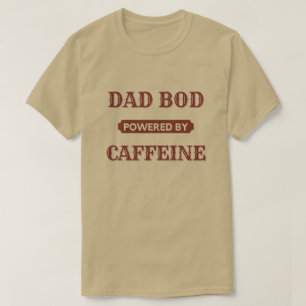 Camiseta Pai De Bacalhau Alimentado Por Caffeine T-Shirt