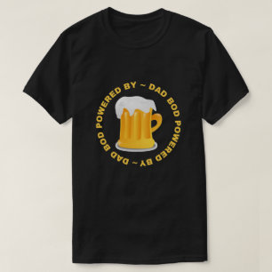 Camiseta Pai De Bacalhau Alimentado Por Cerveja