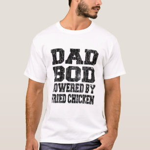 Camiseta Pai De Bacalhau Alimentado Por Gráfico Engraçado D