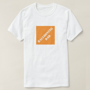Camiseta Pai de balonismo Pai engraçado Dia de os pais hum