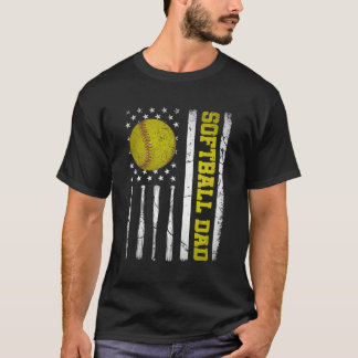 Camiseta Pai De Bandeira Americano Para Dia de os pais, Pai