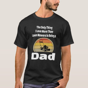 Camiseta Pai De Banheira Remando Padre Yard Grass Cortando 