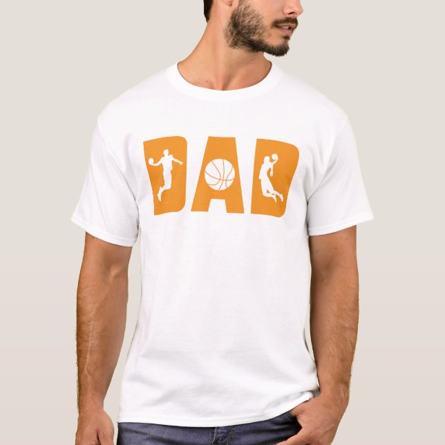 Camiseta Pai de basquete (Frente)