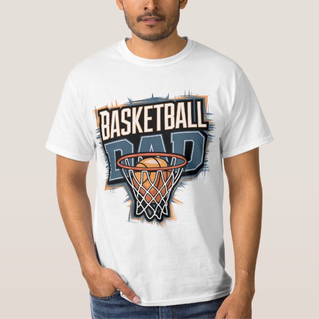 Camiseta Pai de basquete (Frente)