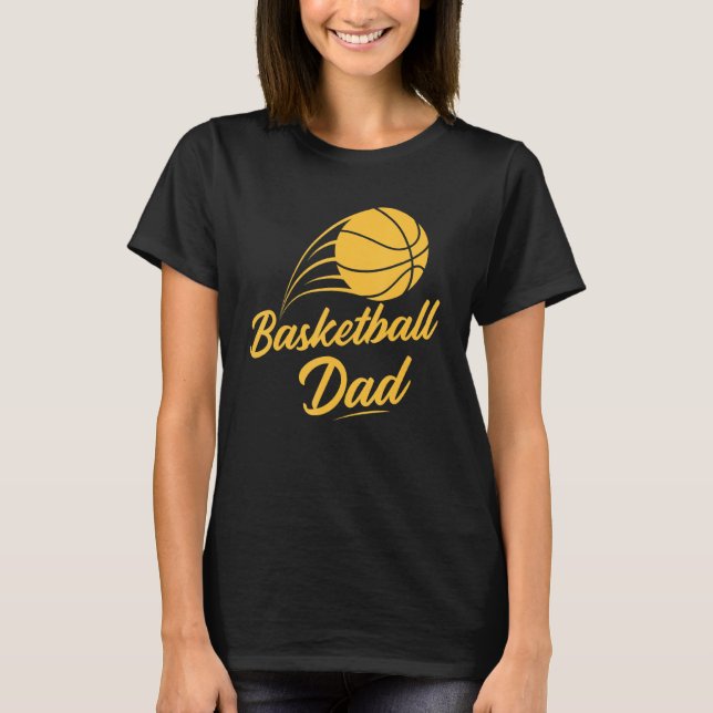 Camiseta Pai de basquetebol do Mens Basketballer Dunking Sp (Frente)