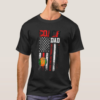 Camiseta Pai de basquetebol do treinador americano T Shirt