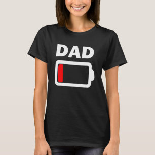 Camiseta Pai de bateria fraca da família