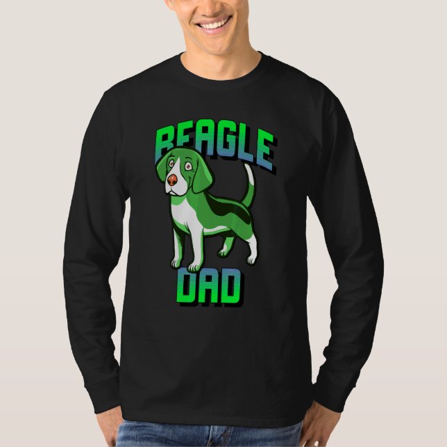 Camiseta Pai de beagle (Frente)