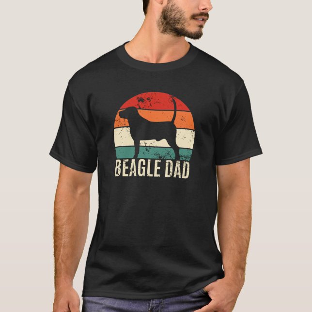 Camiseta Pai de beagle (Frente)