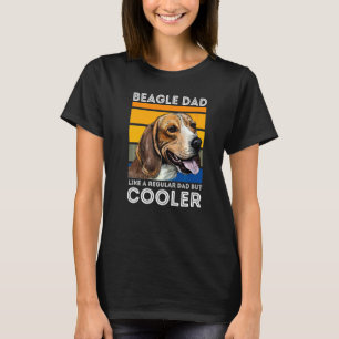 Camiseta Pai de beagle como um Pai normal, mas mais legal d