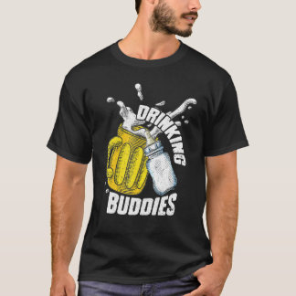Camiseta Pai De Bebendos E Equipe De Bebendo De Bebês F