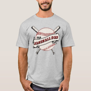 Camiseta Pai de beisebol