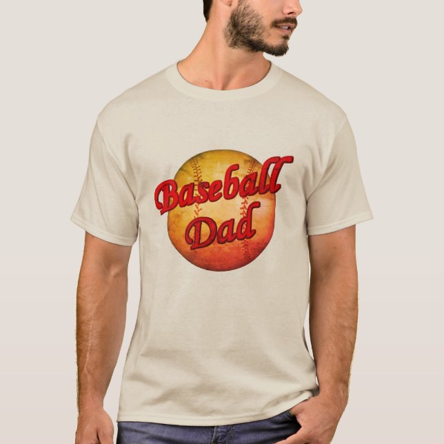 Camiseta Pai de beisebol (Frente)