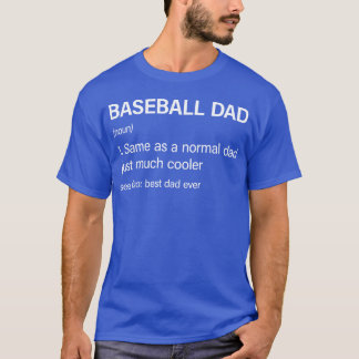 Camiseta Pai de beisebol amor de beisebol retrô