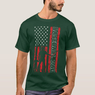 Camiseta Pai de beisebol Filho Americano Baseball Família P