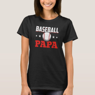 Camiseta Pai de Beisebol Orgulhoso do Jogador de Beisebol