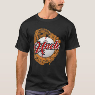 Camiseta Pai De Beisebol Para Tio De Softball De Baseball -