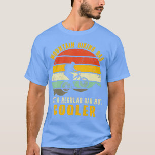 Camiseta pai de bicicleta de montanha como um pai normal, m