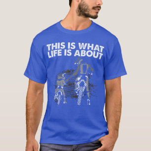 Camiseta Pai de bicicleta de terra fofo Amantes de motocros