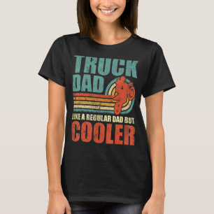 Camiseta Pai De Bicicleta Mens Dirt Como Um Pai Regular Mas