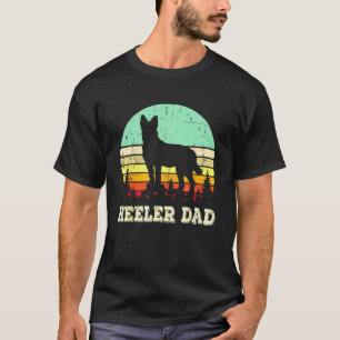 Camiseta Pai de Blue Heeler Cão Amante do Cão de Gado Austr