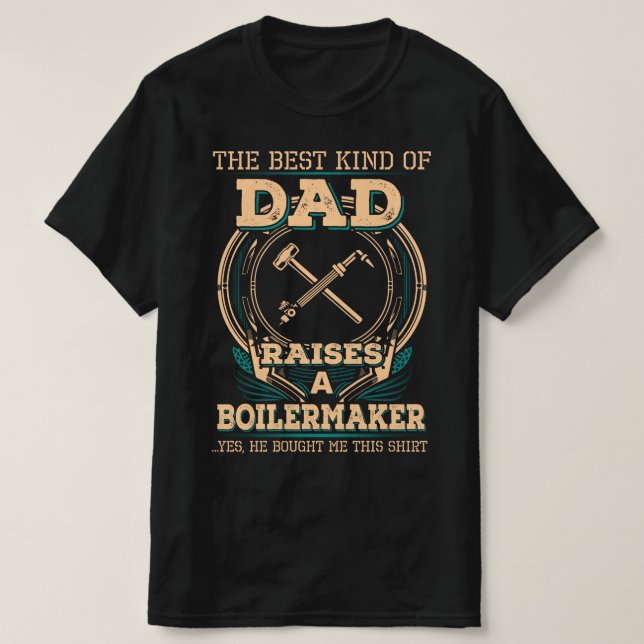 Camiseta Pai de Boilermaker Ortoso (Frente do Design)