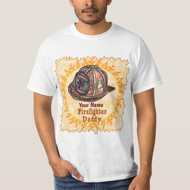 Camiseta Pai de bombeiro (Frente)